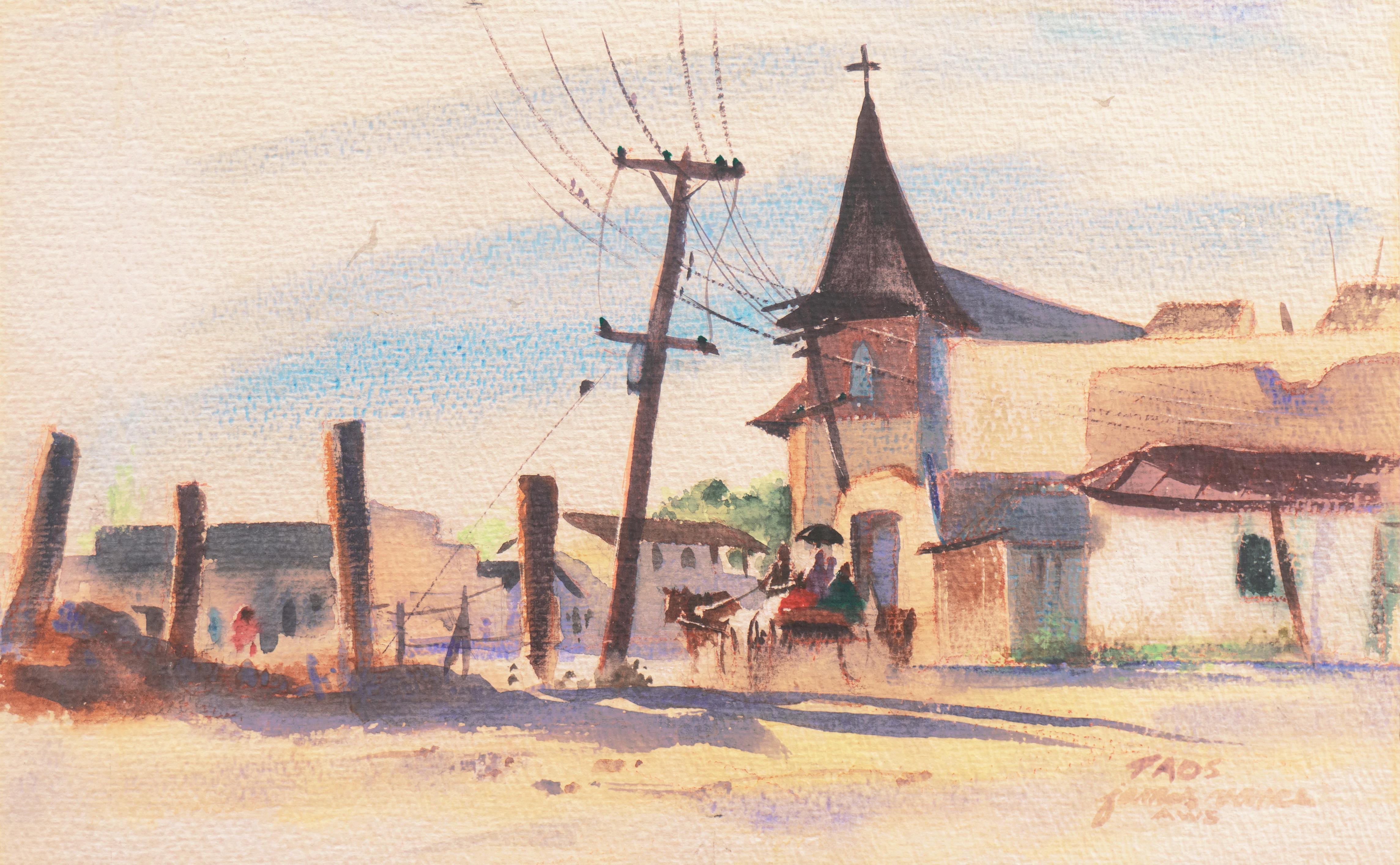 „Taos“, American Watercolor Society, Chouinard, New York, Art Student's League