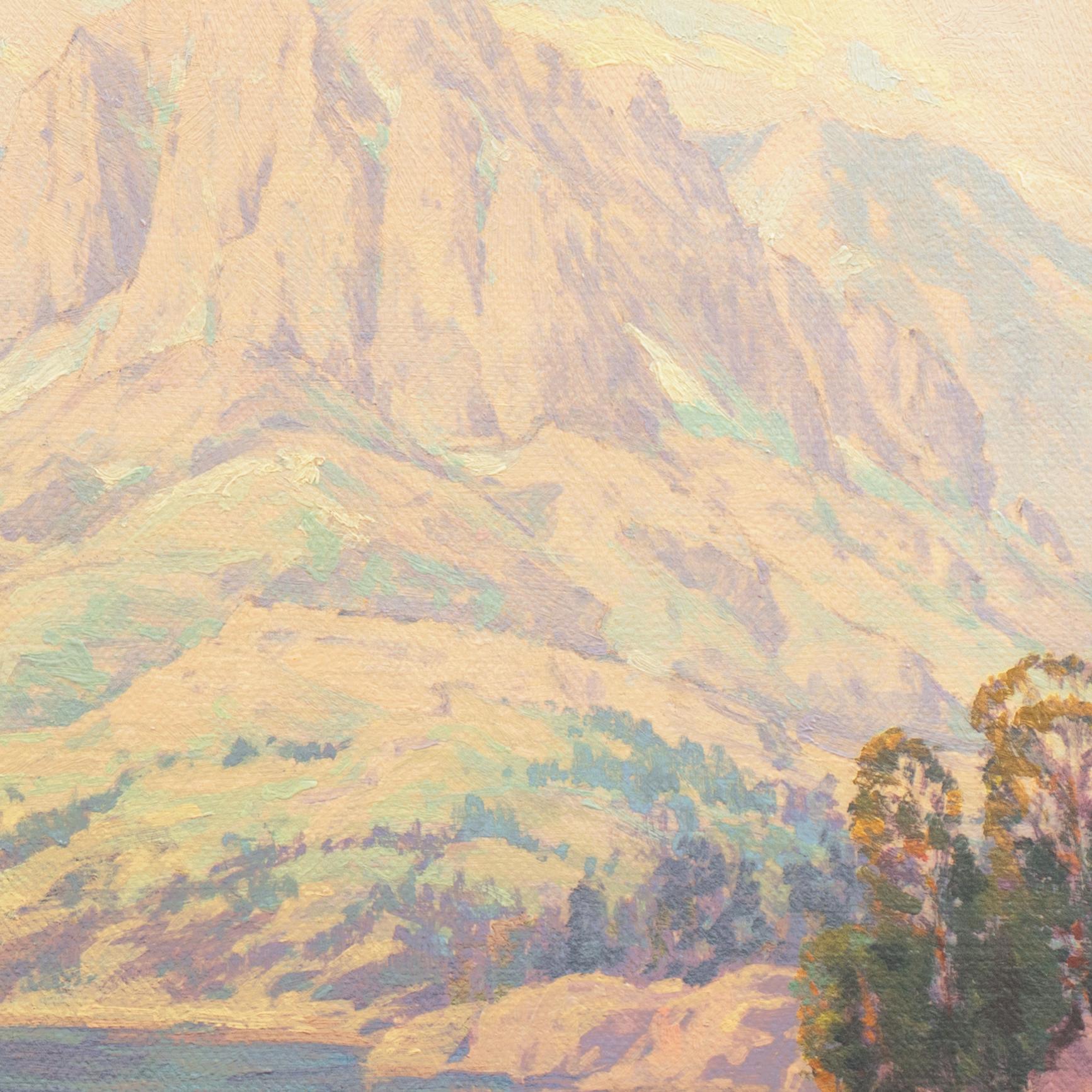 Signed lower left, 'Joseph Frey' for Joseph Paul Frey (American, 1892-1977) and painted circa 1925.

This early California Plein Air painter first studied at the Art Institute of Chicago and opened his first San Francisco studio in 1915 during the