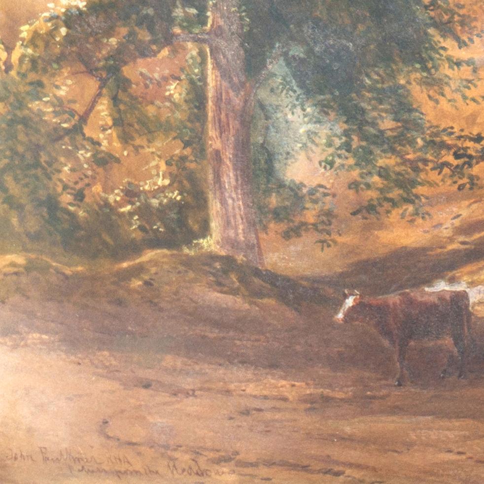 „ Englische Landschaft mit Figuren“, Royal Academy, London, RBA, Hibernian, Benezit – Art von John Faulkner