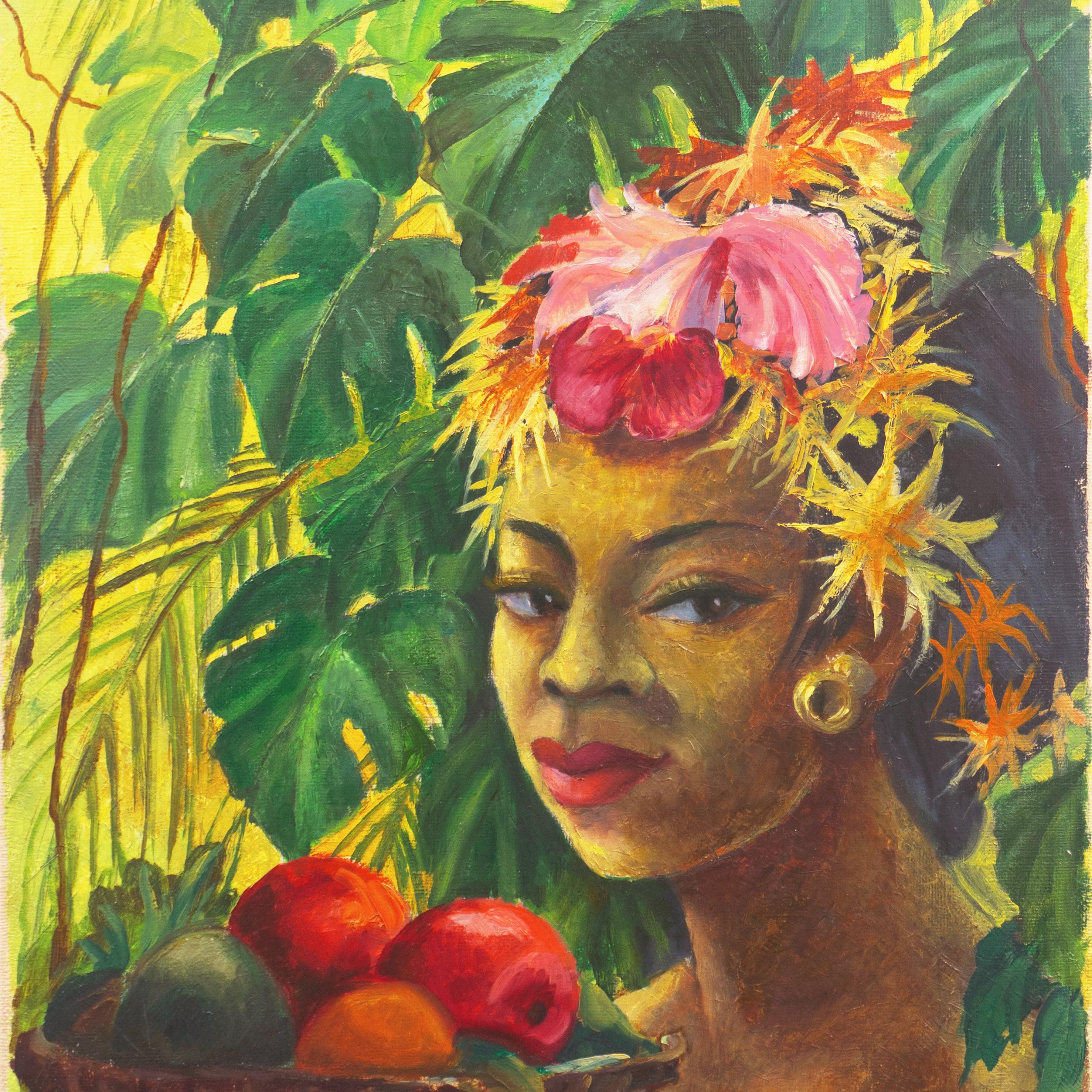 « Femme Jungle tropicale », figure polynésienne, îles du Pacifique, République de Weimar en vente 2