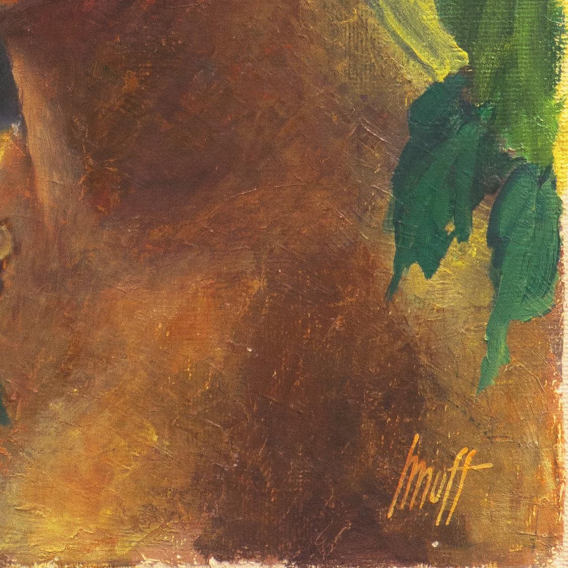 « Femme Jungle tropicale », figure polynésienne, îles du Pacifique, République de Weimar - Painting de Orla Muff