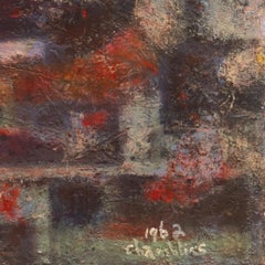 'Abstract, Charcoal and Rose', African-American Woman Artist, Oakland Museum