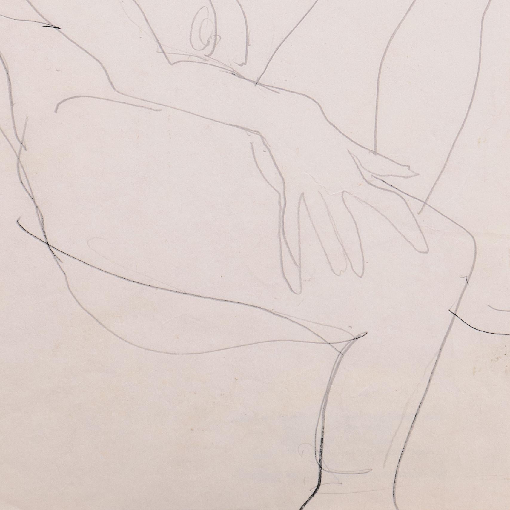 Nudo seduto