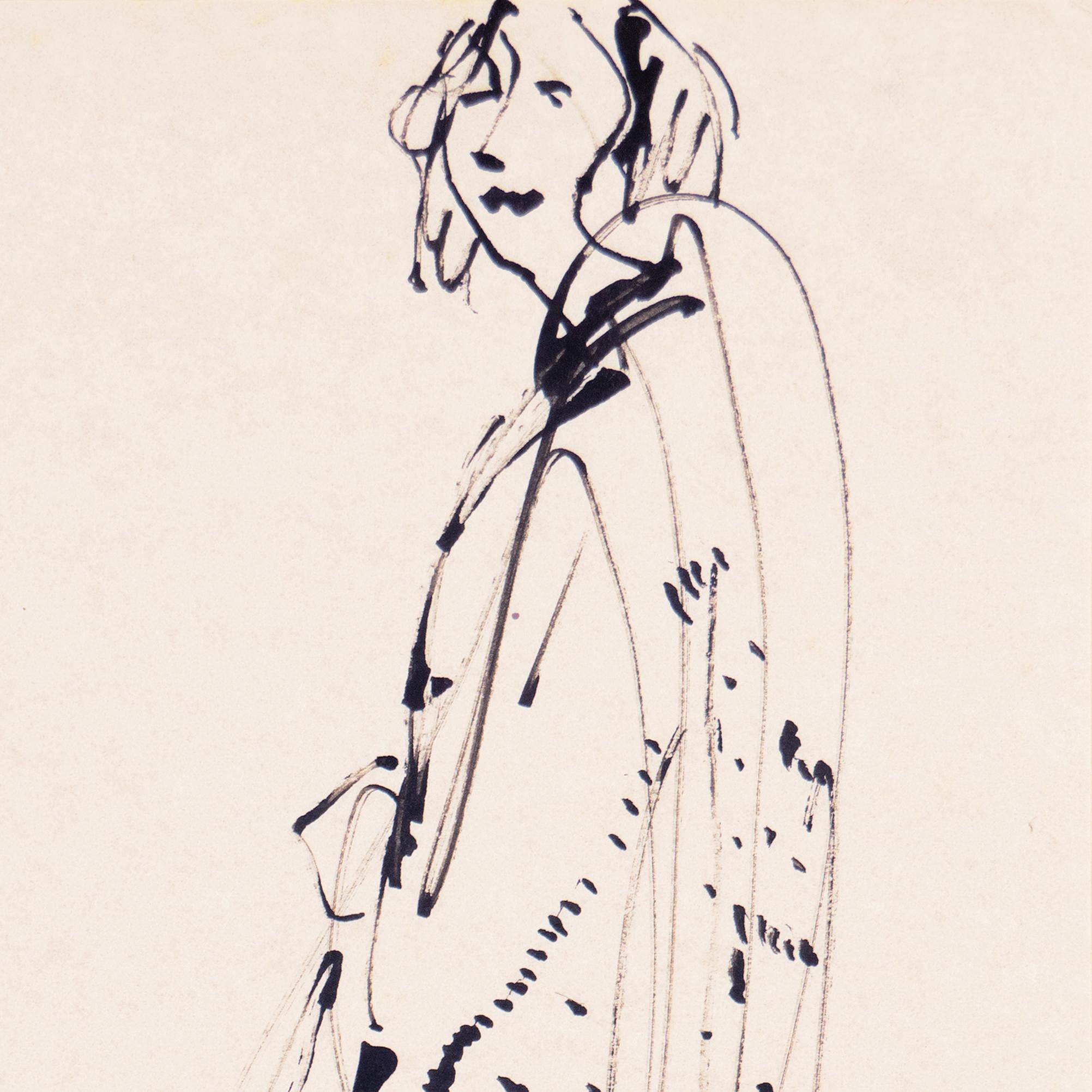 'Woman in a Kimono', Paris, Louvre, Salon d'Automne, Ac. Chaumière, LACMA, SFAA - Art by Victor Di Gesu