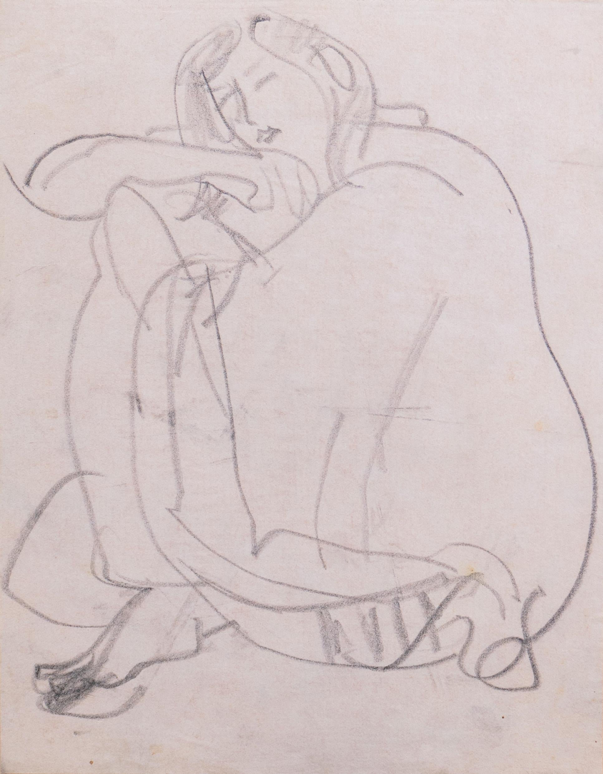 Femme assise", Paris, Louvre, Salon d'Automne, Académie Chaumière, LACMA, SFAA