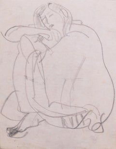 'Woman Seated', Paris, Louvre, Salon d'Automne, Académie Chaumière, LACMA, SFAA
