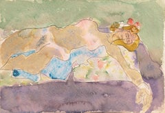 Nudo reclinato", Carmel, California, Louvre, Academie Chaumiere, SFAA, LACMA