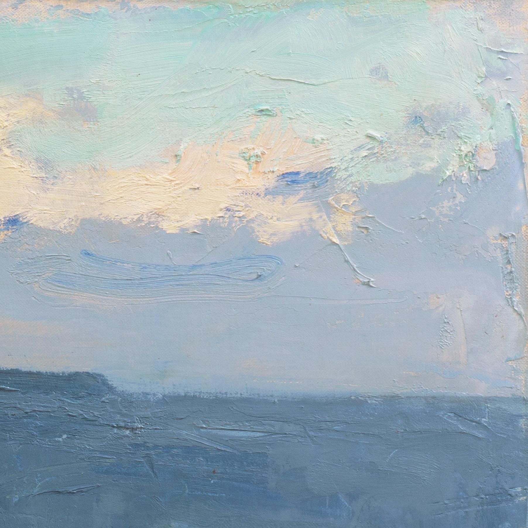 'The Coast at Bornholm', Paris, Charlottenborg, Bornholm School, Benezit - Impressionist Painting by Mogens Hertz