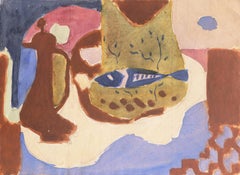 'Still Life with Coffee Pot and Fish' Louvre, Paris, California, SFAA, LACMA