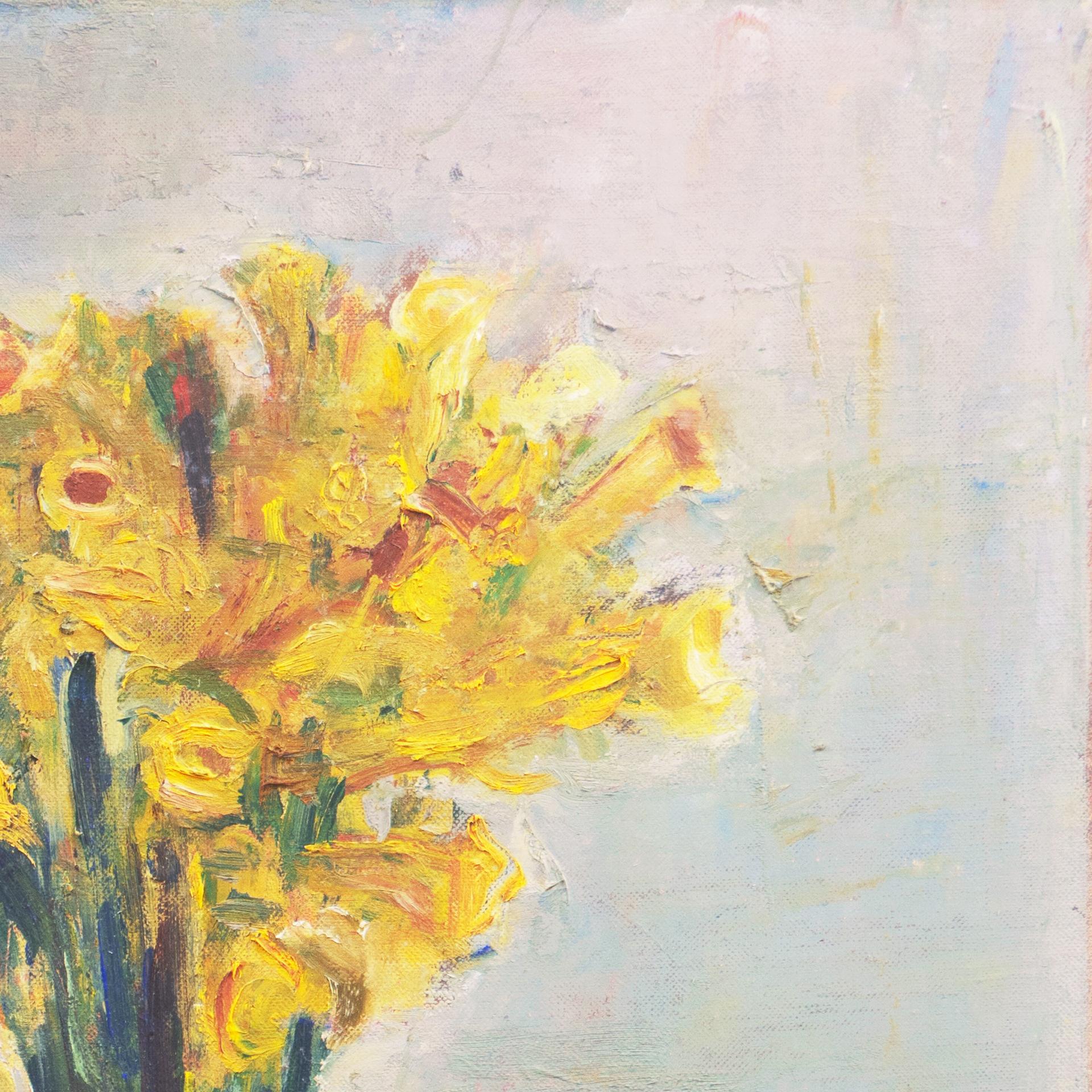 'Still Life of Daffodils', Lithuanian, Art Institute of Chicago - Post-Impressionist Painting by Anthony Cooper