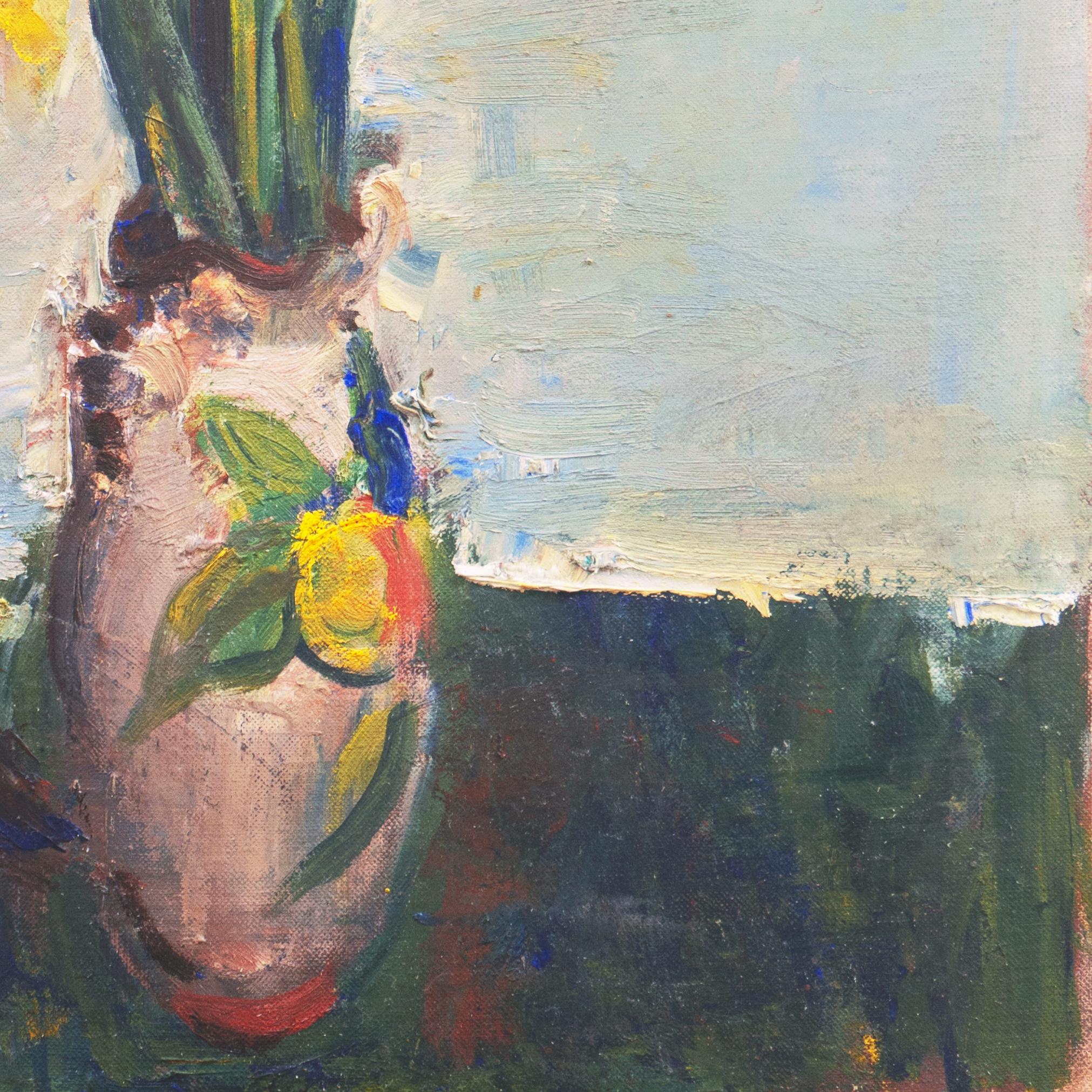 'Still Life of Daffodils', Lithuanian, Art Institute of Chicago - Beige Still-Life Painting by Anthony Cooper