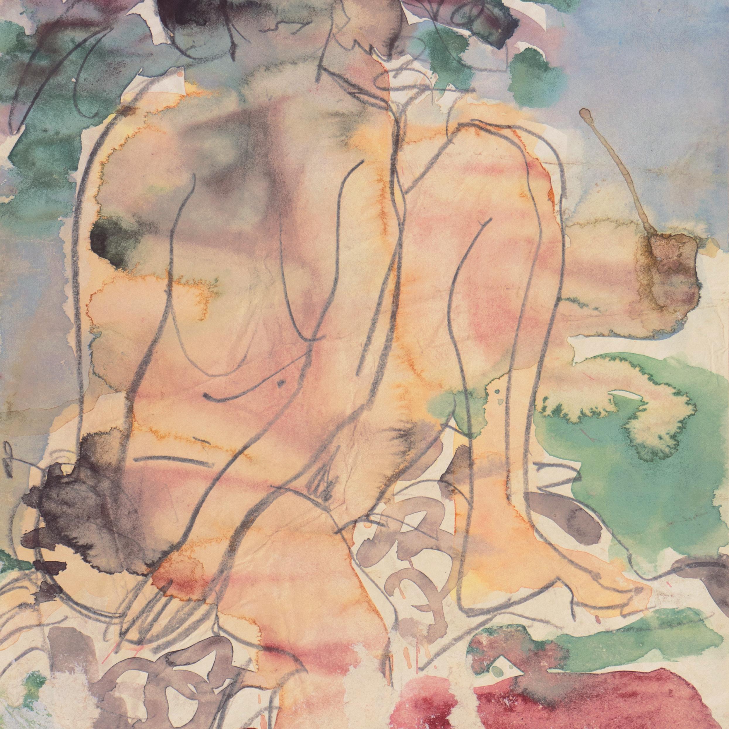 'Seated Nude' Paris, Louvre, Salon d'Automne, Académie Chaumière, LACMA, SFAA  For Sale 3