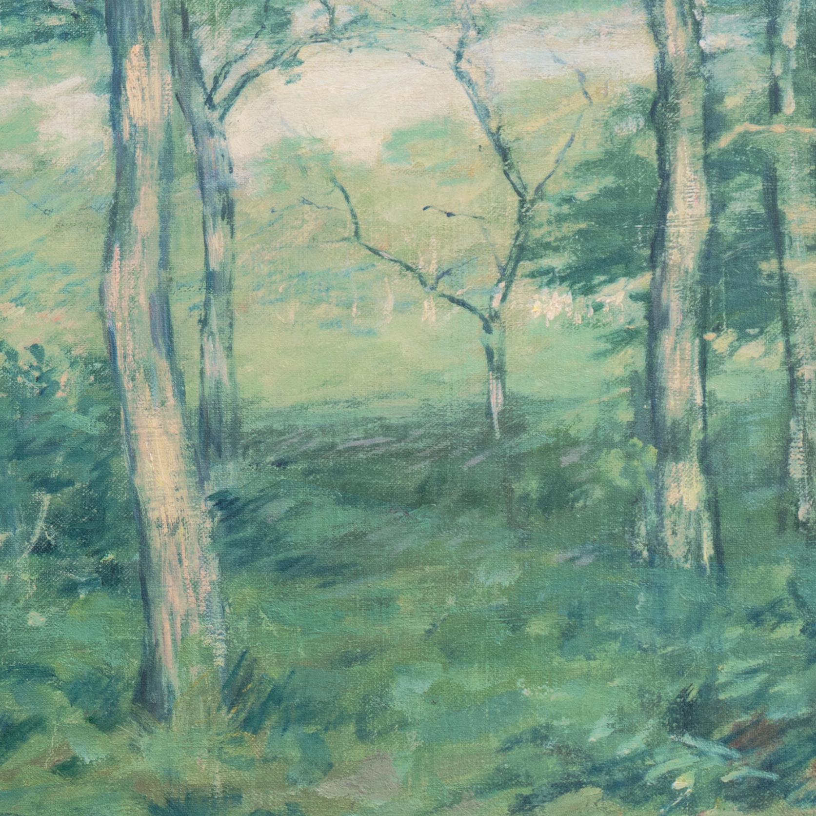 ''Frühjahrsabend'', New York, Metropolitan Museum, Ölgemälde des amerikanischen Impressionismus im Angebot 1