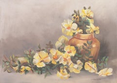 'Still Life of Tea Roses', Woman Artist, Gold Medal, PAFA, New York, ASL, NAD