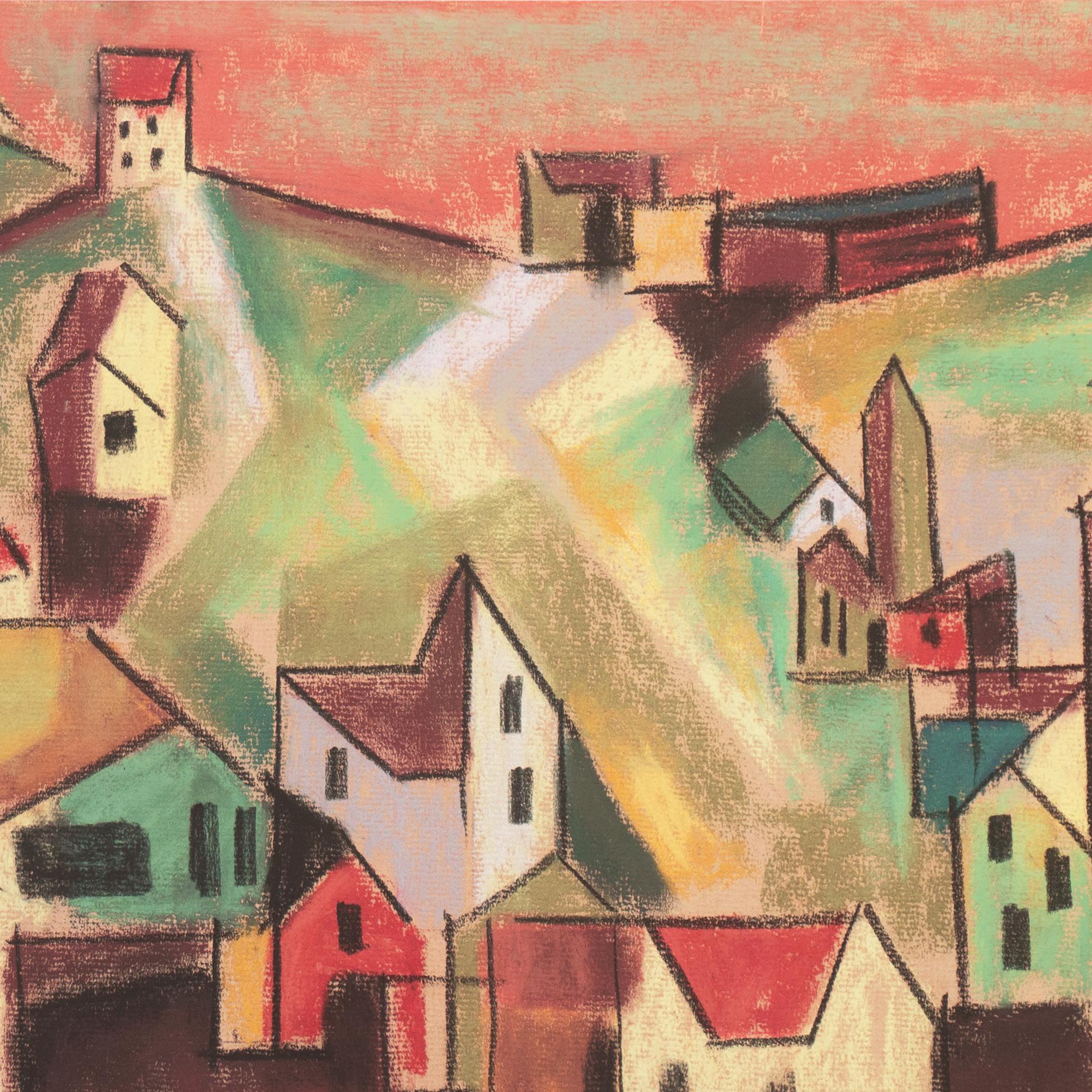 Signed lower right, in gouache, 'Herb Saylor' for Herbert Saylor (American, 1916-1991) and painted circa 1945.

Art educator Herbert Saylor first studied art at the Albright Art School and Buffalo State College. He subsequently attended  Syracuse