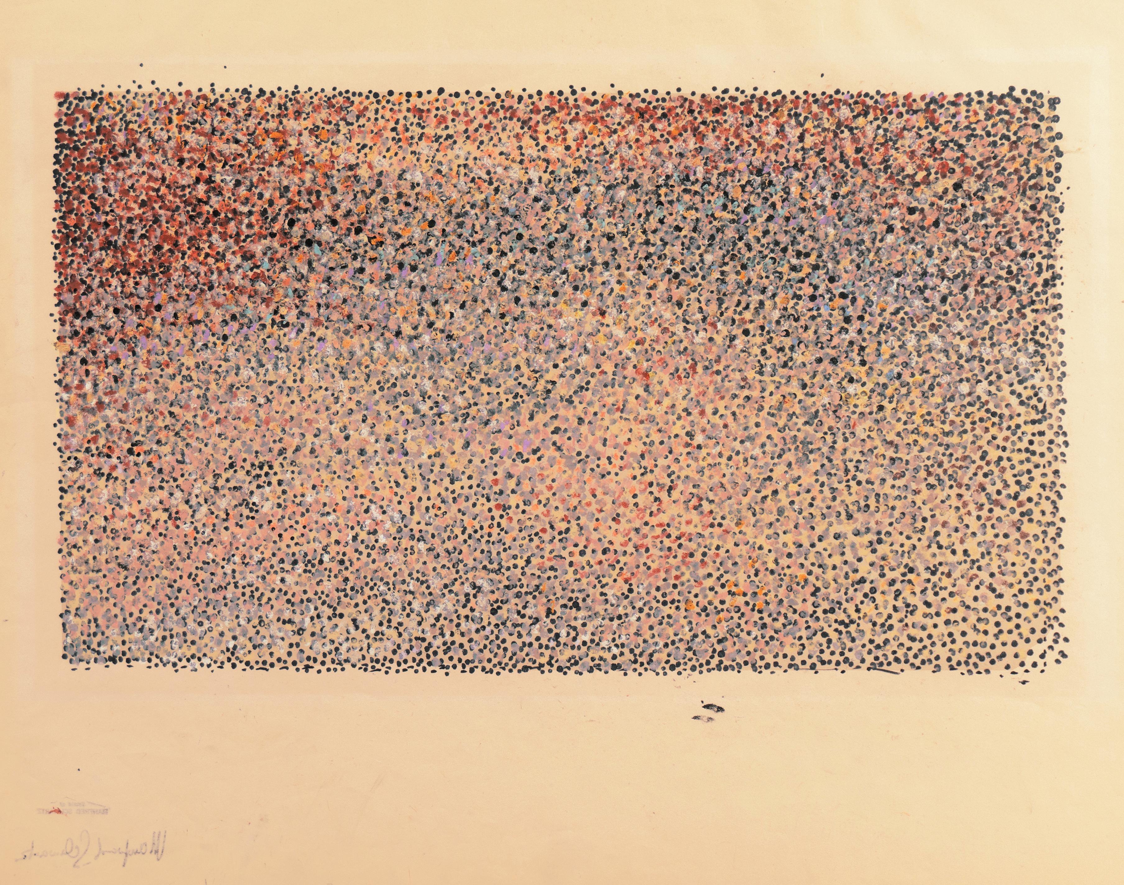 'Pointillist Abstract', Paris, Étretat, New York, Whitney Museum, MoMA, PAFA - Art by Manfred Schwartz