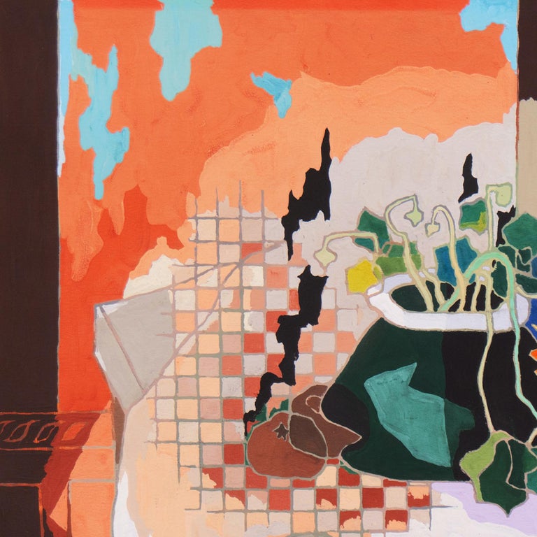 'Still Life of Nasturtiums', Cubist, Paris, Salon d'Automne, Salon des Tuileries For Sale 4