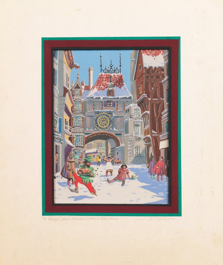 'The Thief from François Villon's Christmas', San Francisco Bay Area Illustrator For Sale 4