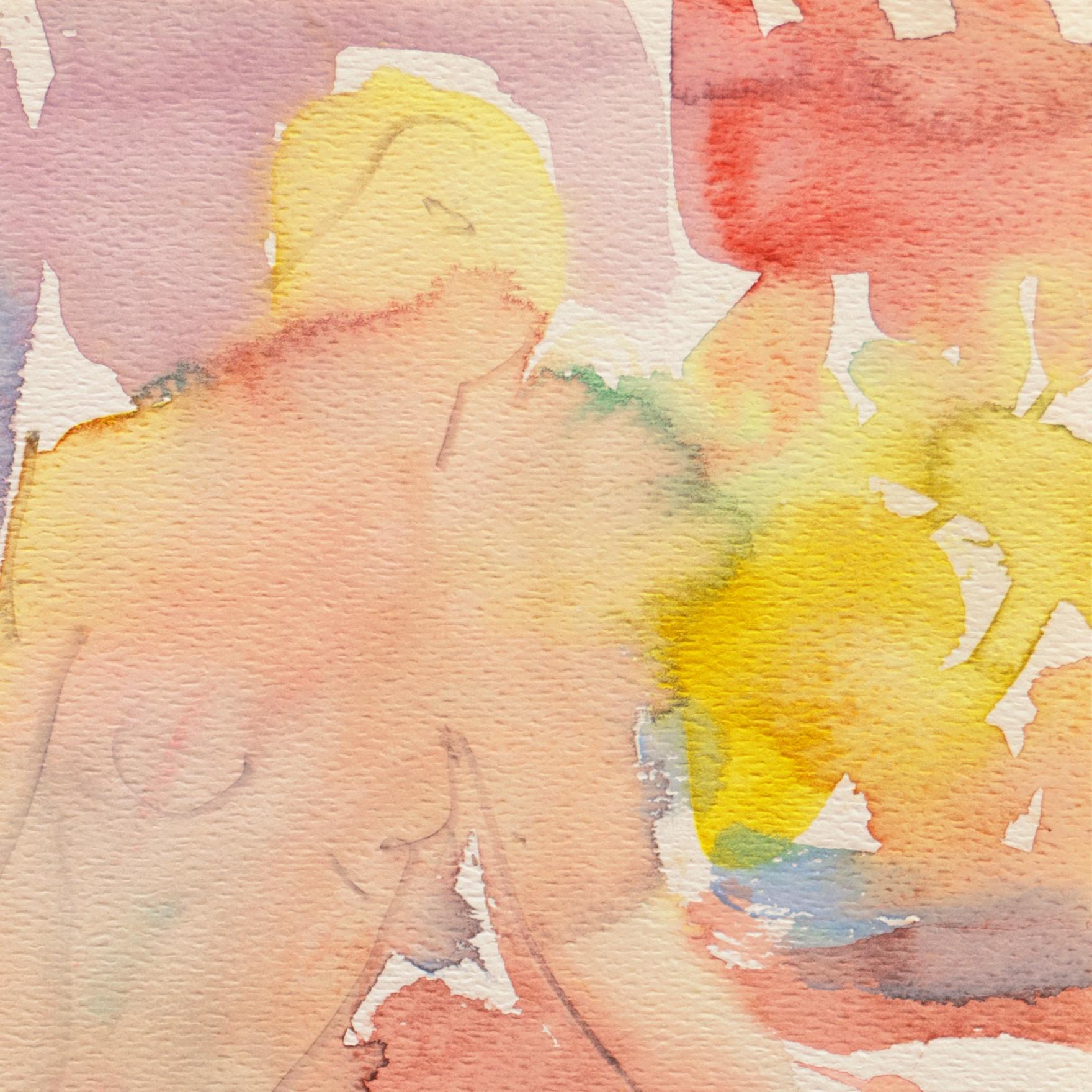 'Seated Nude', Paris, Louvre, Salon d'Automne, Académie Chaumière, LACMA, SFAA - Post-Impressionist Art by Victor Di Gesu