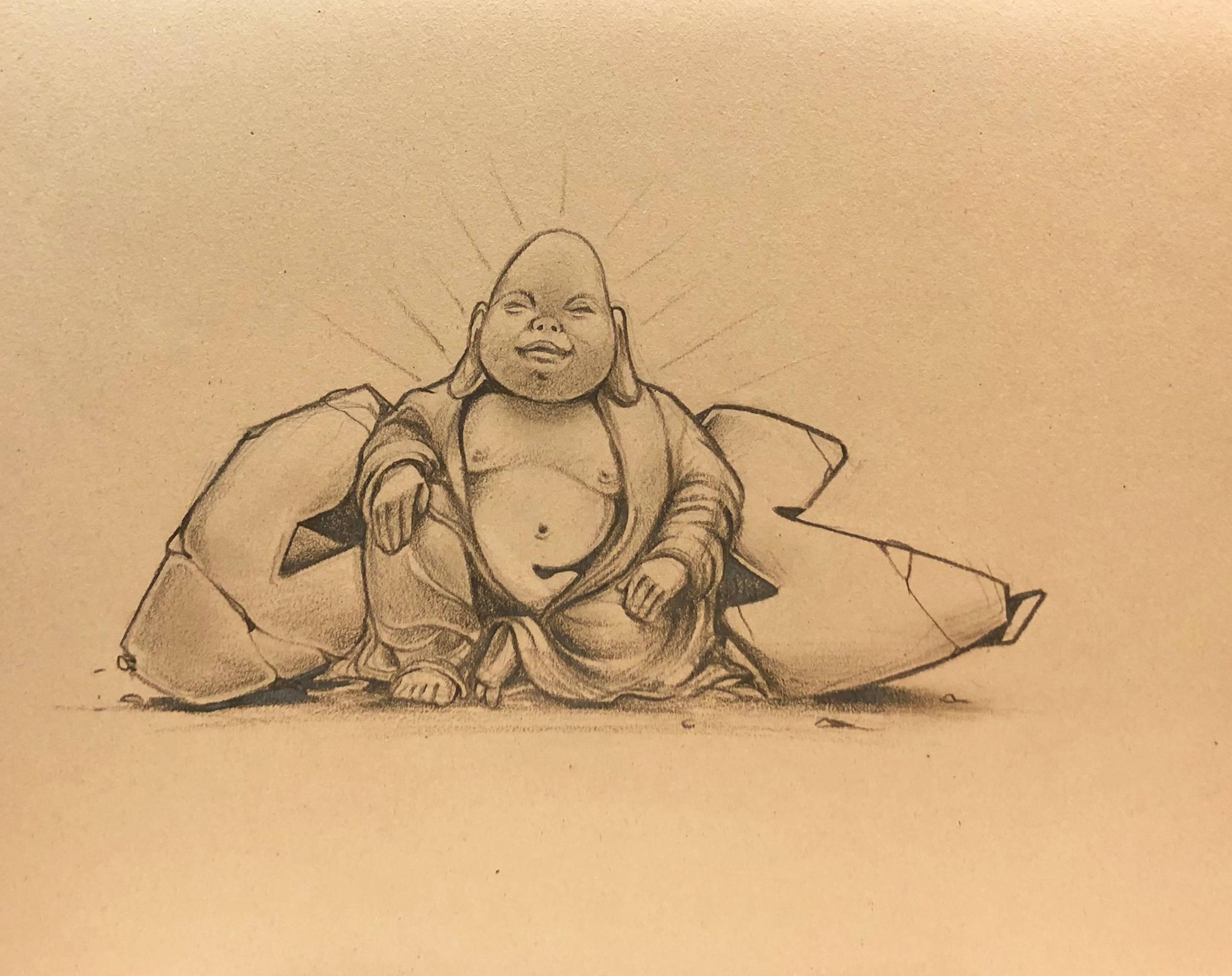 Buddha - Art by Ces