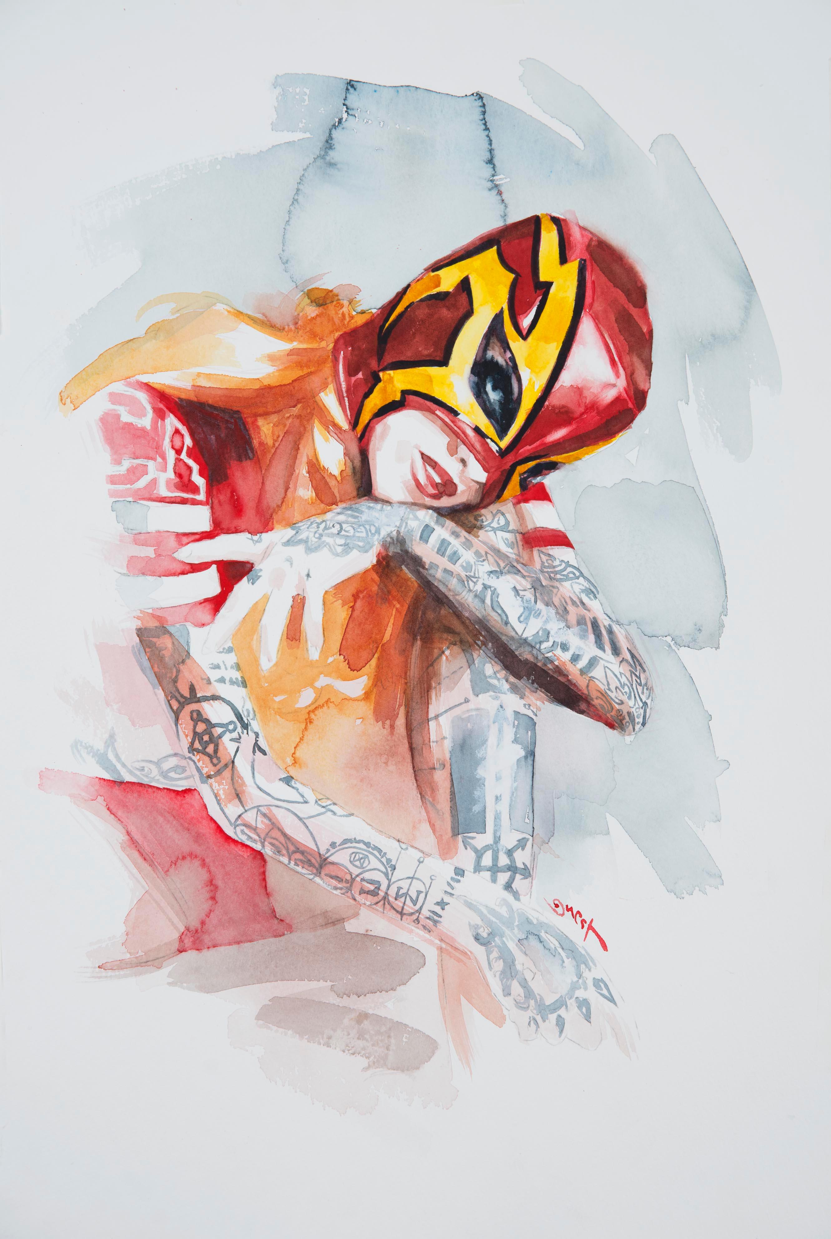 Luchador - Art by Chris Guest