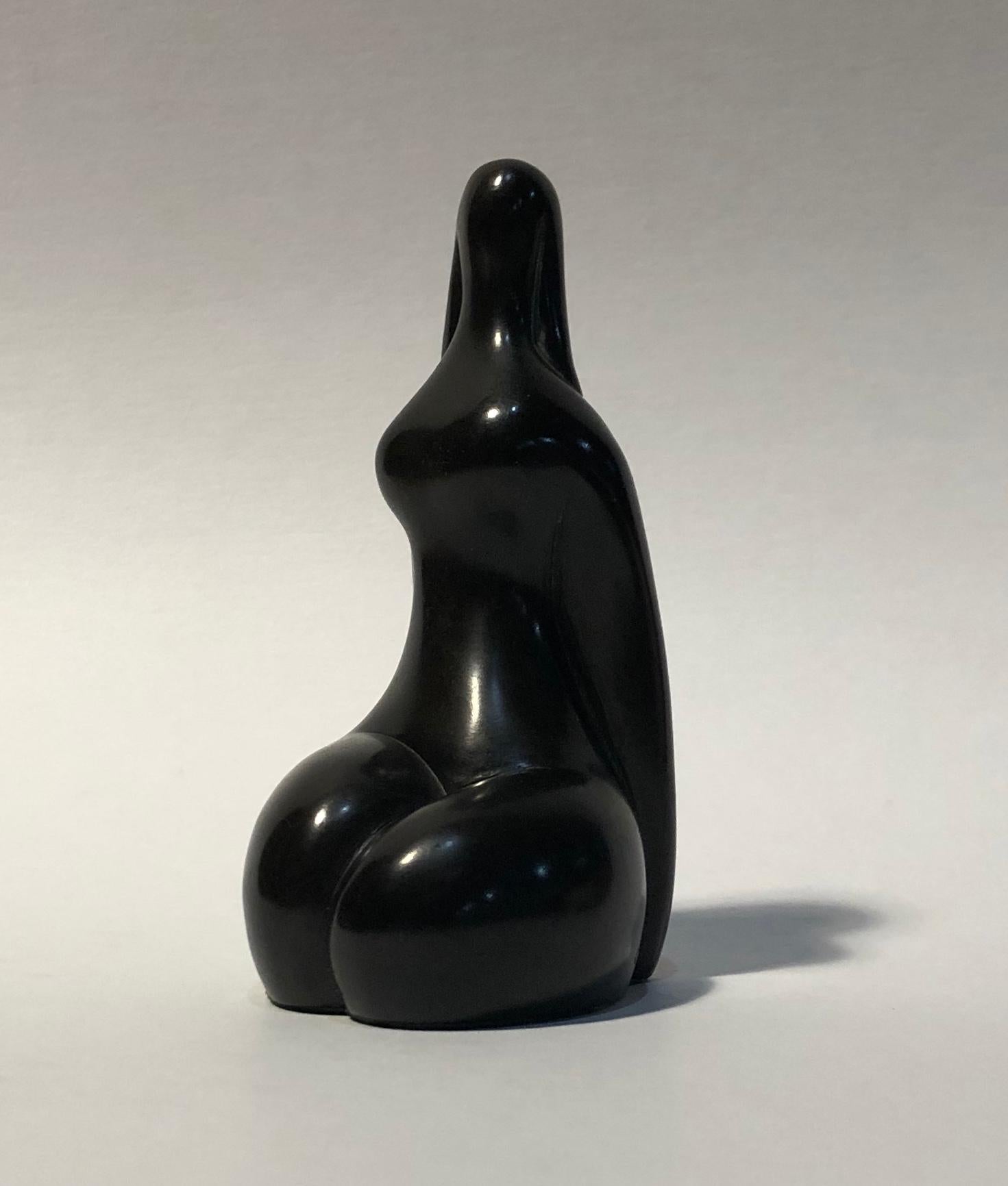 Figurative Sculpture Louis Bancel - Femme nue assise