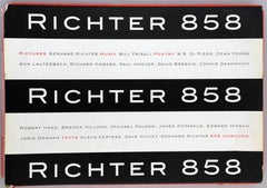 Retro Gerhard Richter 858 (artist monograph + 8 offset lithographs) 