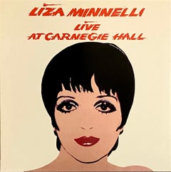 Andy Warhol Liza Minnelli Vinyl Record Art (Warhol album art)
