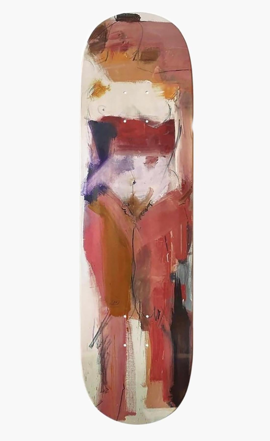 Larry Rivers Skateboard Deck (Larry Rivers Summer Nude, Miss New Jersey III):
Una tavola da skate di Larry Rivers in edizione limitata e brillantemente riprodotta, concessa in licenza dall'eredità dell'artista in collaborazione con il marchio di