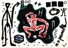 A.R. Penck Sonnabend gallery New York 1982 (announcement)