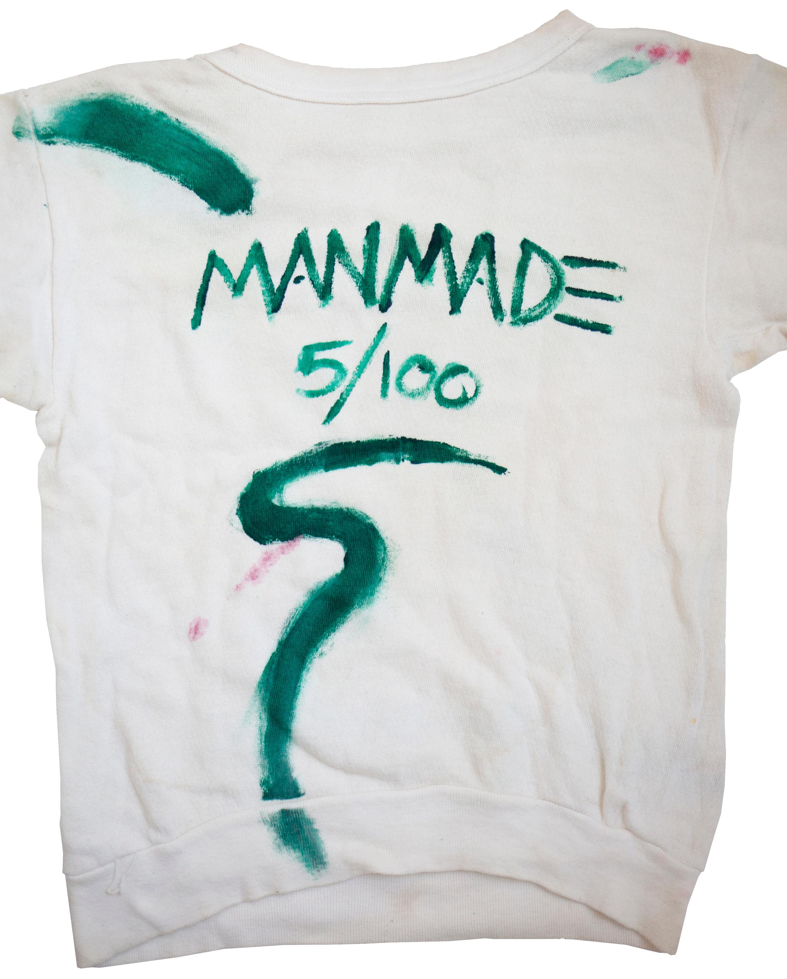 Jean-Michel Basquiat hand-painted sweatshirt 1979/1980  For Sale 2