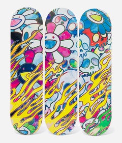 Retro Takashi Murakami Skateboard Decks (set of 3)  