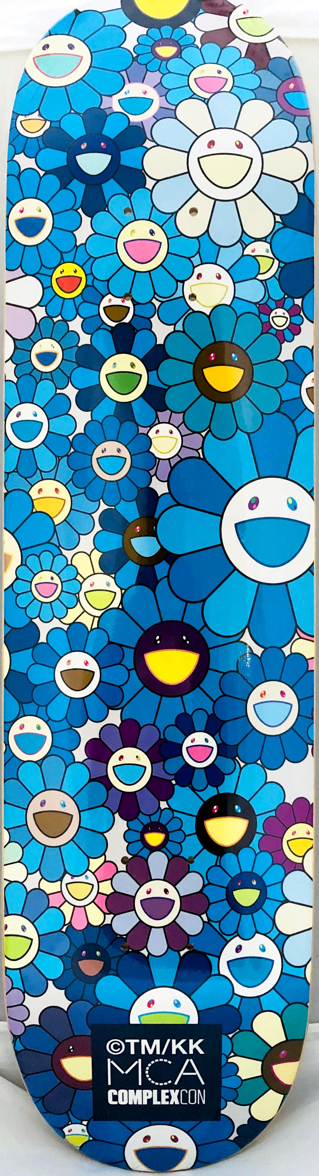 Skateboards Takashi Murakami (Set of 2 skateboards Murakami flowers) en vente 1