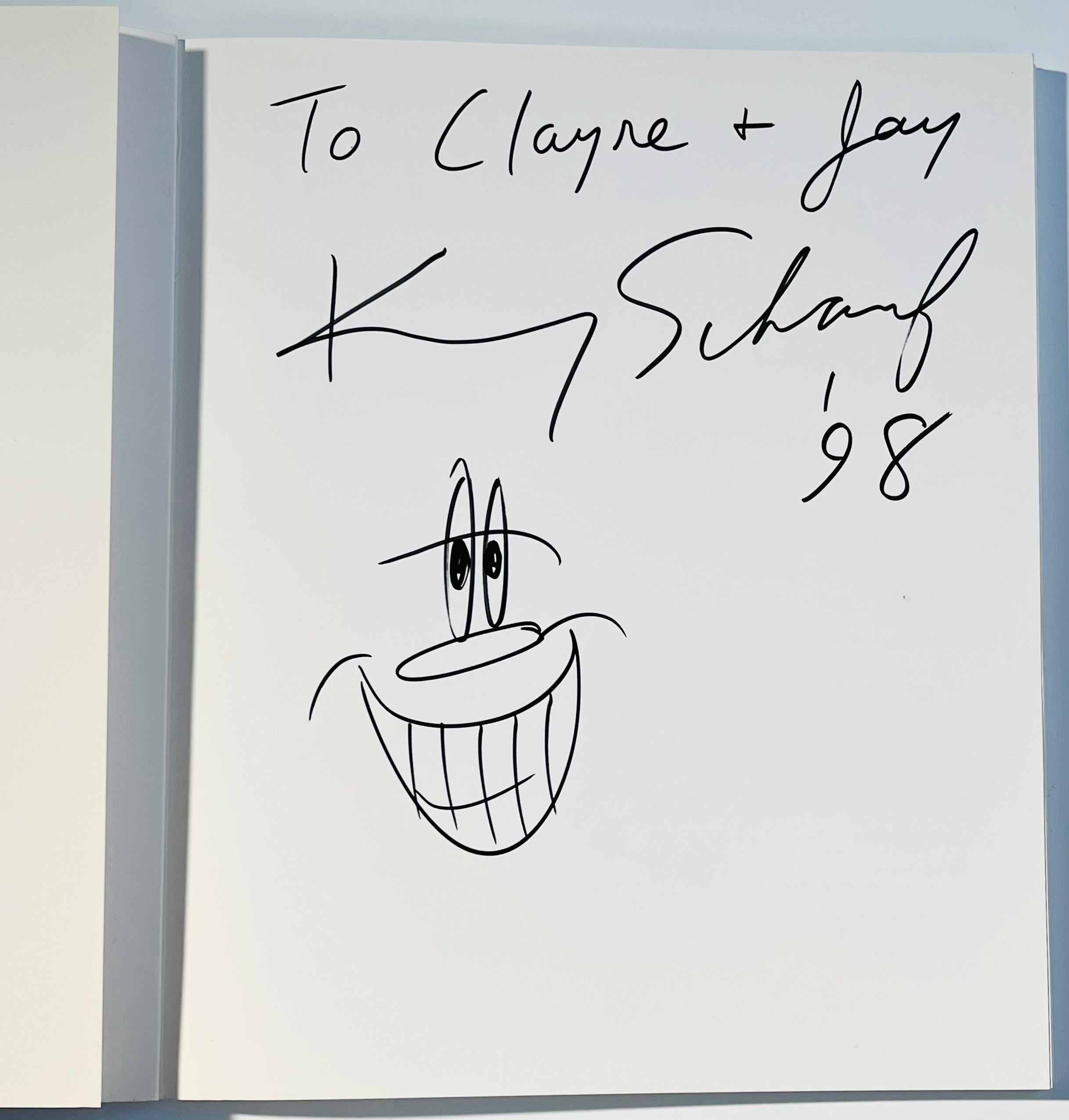 Kenny Scharf book drawing 1998 (Basquiat Keith Haring Kenny Scharf Lio Malca) For Sale 1