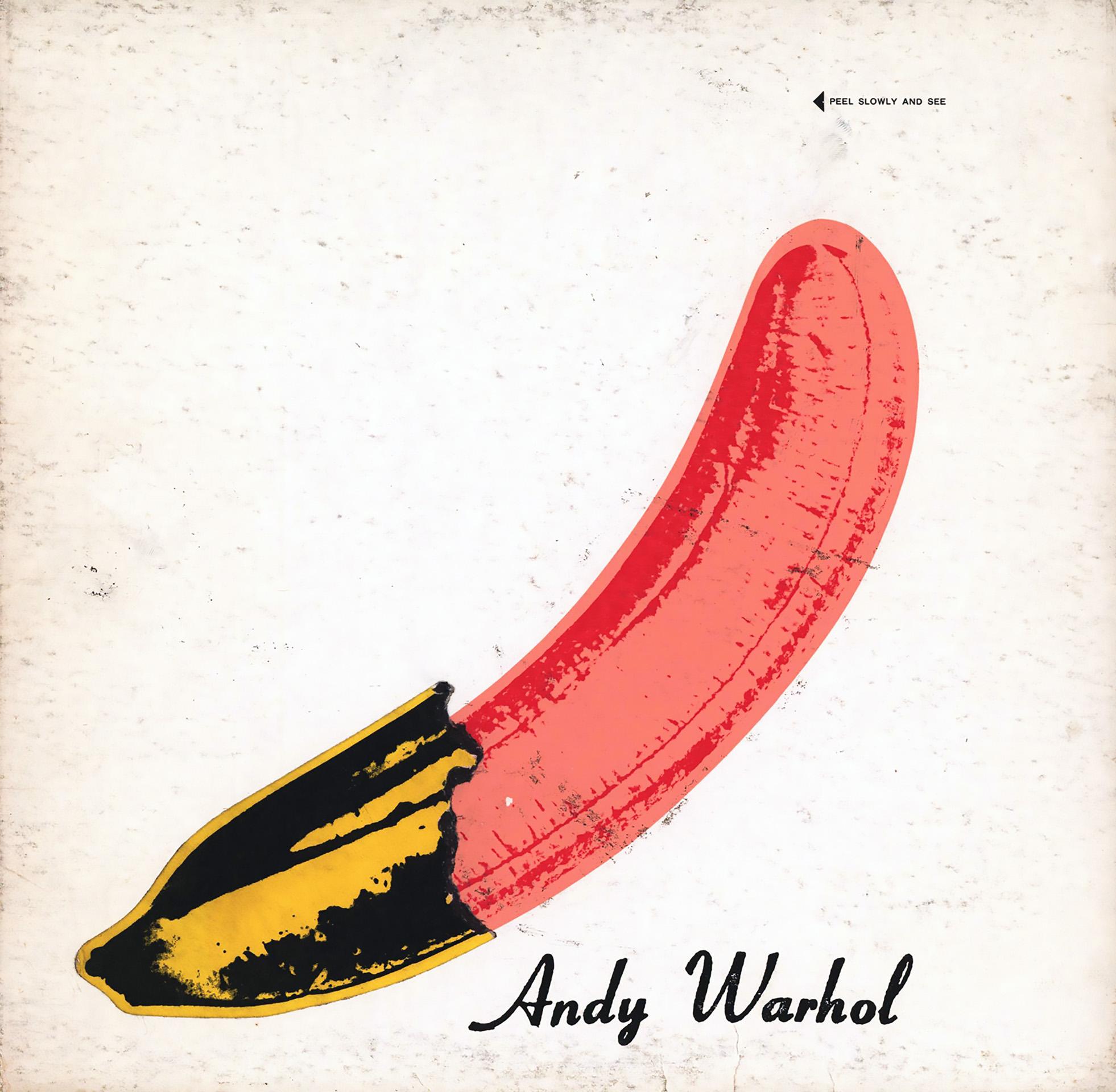 Andy Warhol Banana: Nico & The Velvet Underground Vinyl Record (set di 4 opere) 3