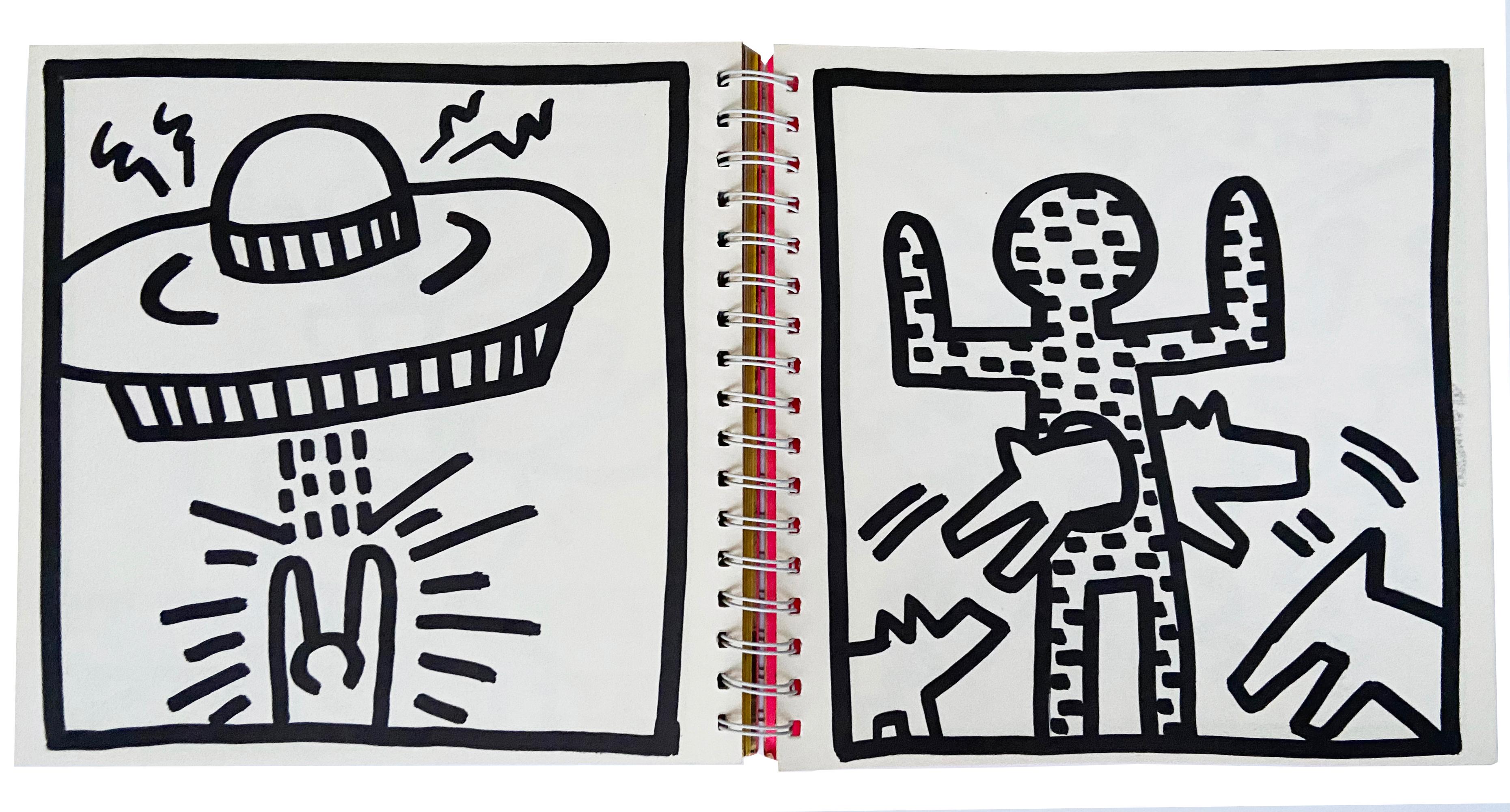 Keith Haring Radiant Baby Barking Dog drawing 1982 (Keith Haring Tony Shafrazi) 13