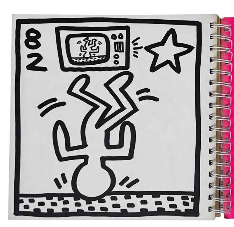 Keith Haring Radiant Baby Barking Dog drawing 1982 (Keith Haring Tony Shafrazi) 15