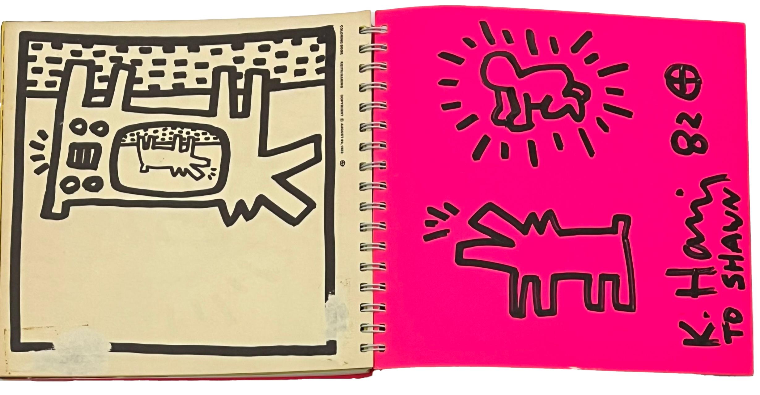 Keith Haring Radiant Baby Barking Dog drawing 1982 (Keith Haring Tony Shafrazi) 8