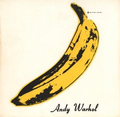 Vintage Andy Warhol Banana: Nico & The Velvet Underground vinyl record (1960s) 