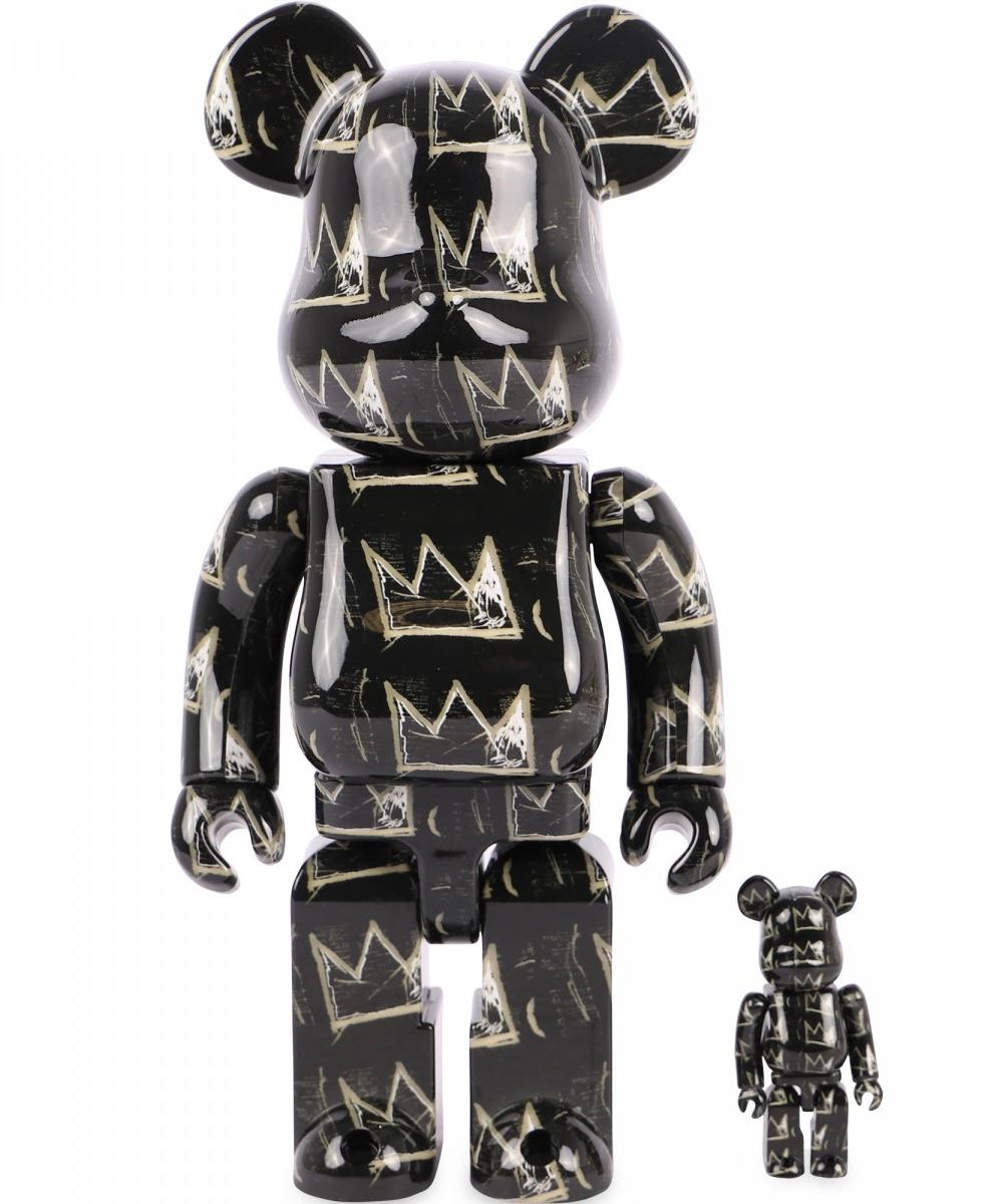 Basquiat Keith Haring Bearbrick 400% set of 2 works (Haring Basquiat Be@rbrick) - Pop Art Print by (after) Keith Haring
