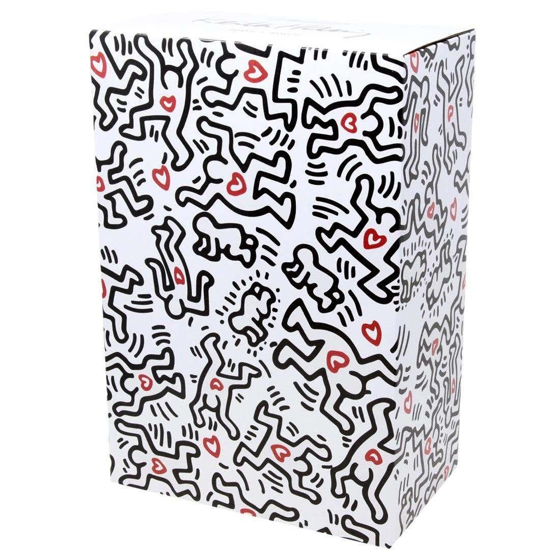 Basquiat Keith Haring Bearbrick 400% set of 2 works (Haring Basquiat Be@rbrick) For Sale 3