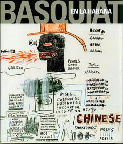 Vintage Basquiat En La Habana exhibition catalog (Basquiat Navarra 2000 catalog)