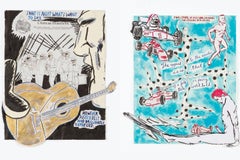 Raymond Pettibon Marcel Dzama Livre d'artiste 2016 (Raymond Pettibon zine)