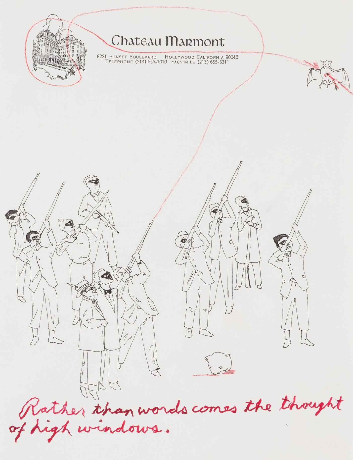 Raymond Pettibon Marcel Dzama Livre d'artiste 2016 (Raymond Pettibon zine) en vente 4