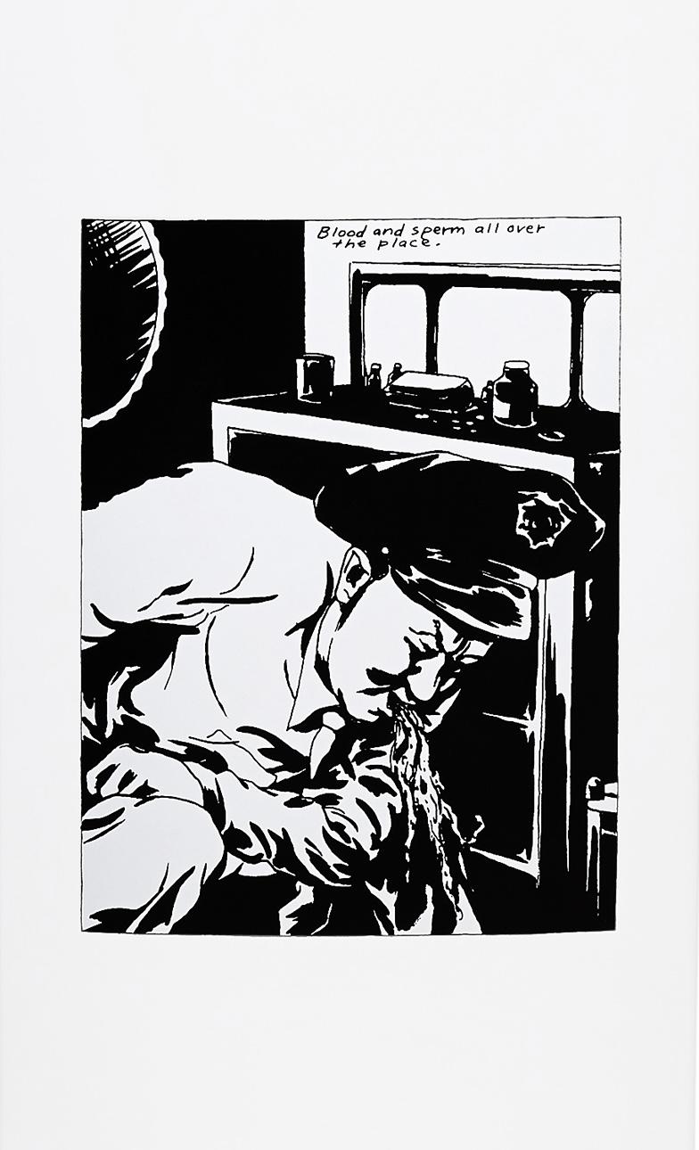 Raymond Pettibon Supreme skate deck (Raymond Pettibon skateboard deck)