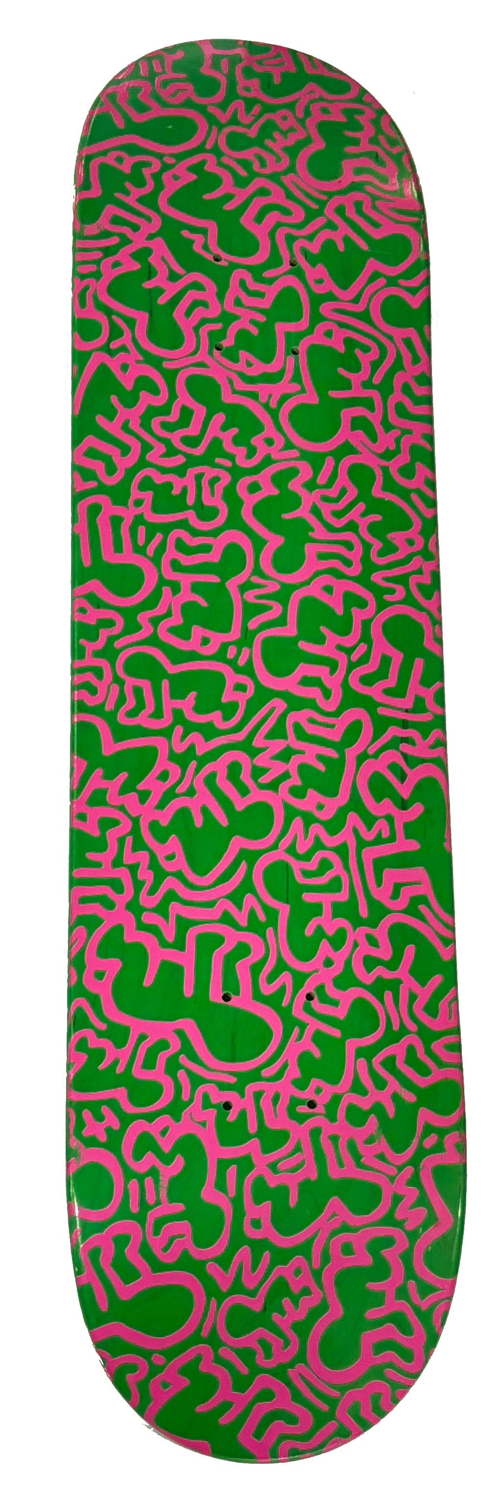 Keith Haring crawling baby Skateboard Deck (Keith Haring skate deck) - Pop Art Print by (after) Keith Haring