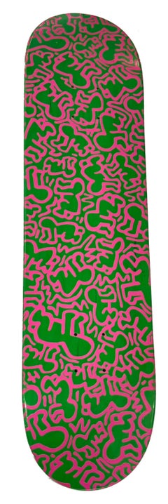 Baby Skateboard Deck von Keith Haring, crawling baby Skateboard Deck (Keith Haring Skate deck)