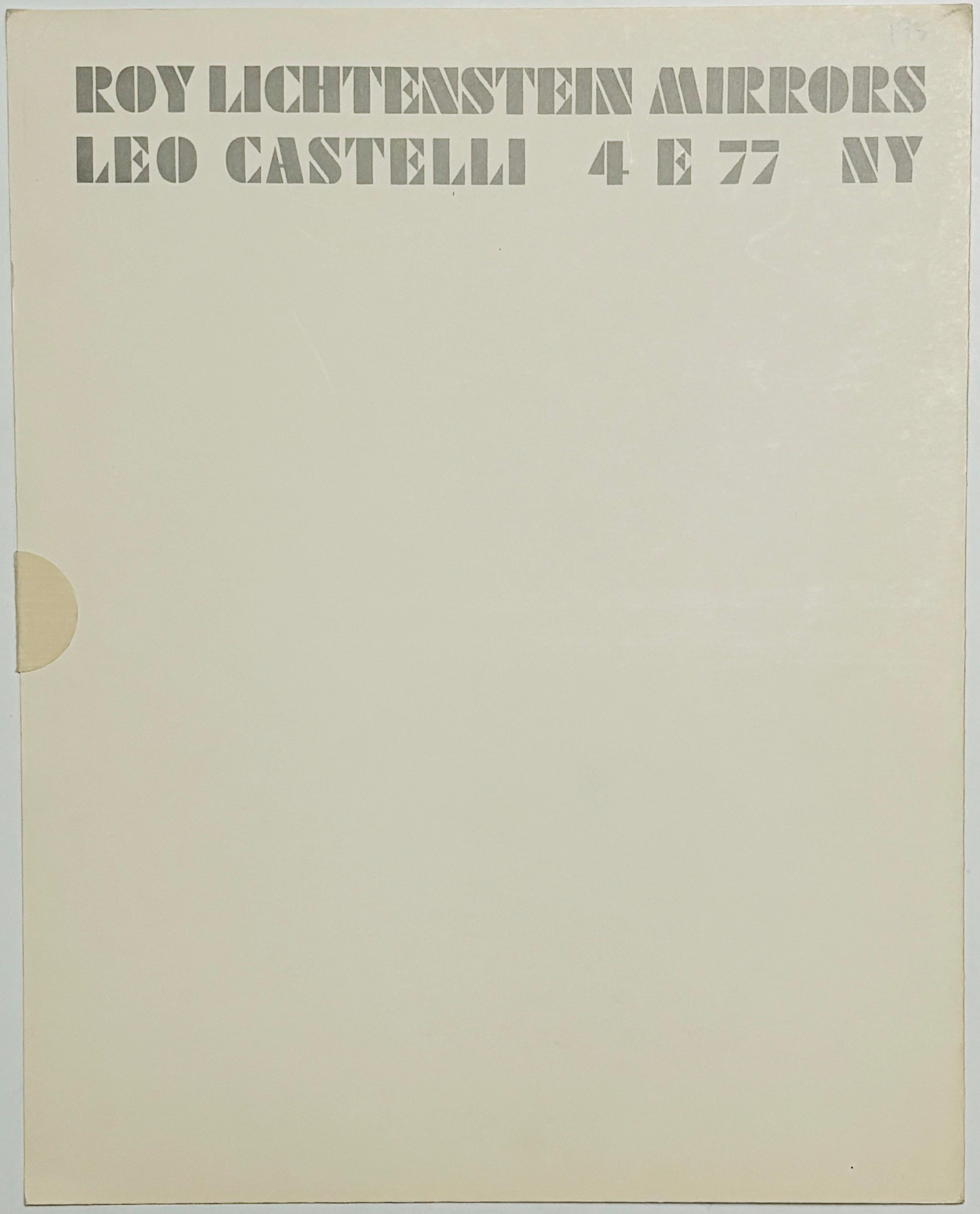 Roy Lichtenstein Mirrors 1971 (annuncio della galleria Roy Lichtenstein Castelli) in vendita 2