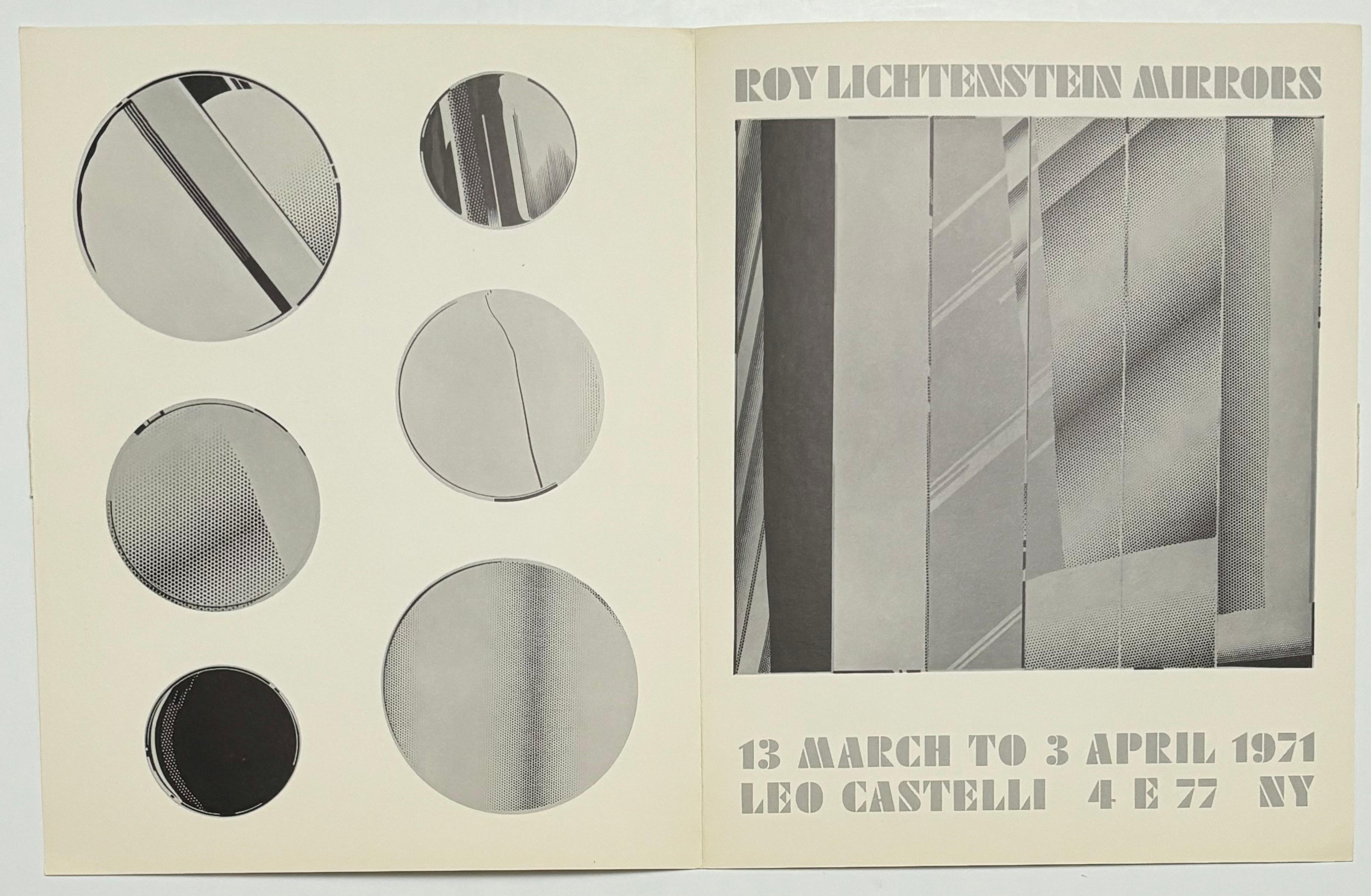 Roy Lichtenstein Mirrors 1971 (annuncio della galleria Roy Lichtenstein Castelli) in vendita 3