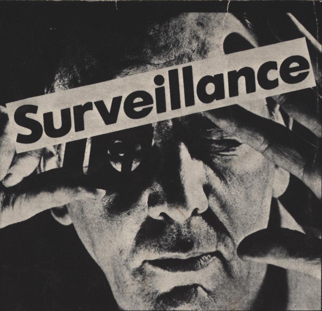 Barbara Kruger Annina Nosei 1984 (Kruger Surveillance is your Busy Work) en vente 3